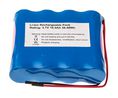 Rechargeable Battery Pack, Li-Ion, 3.7V, 10.4Ah, Wire Lead